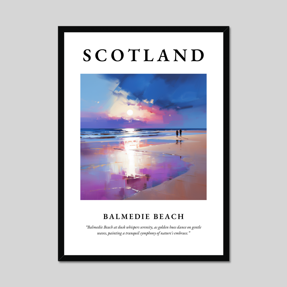 Poster of Balmedie Beach, Scotland.