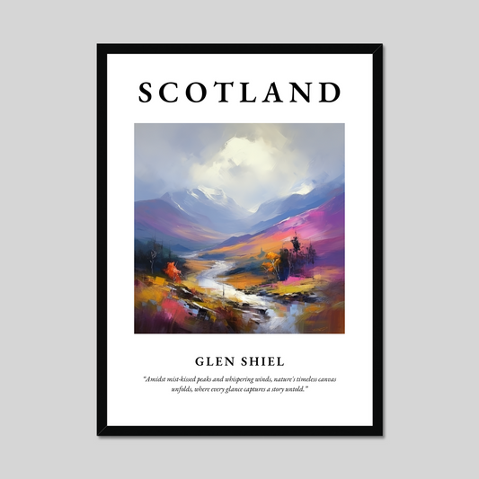 Poster of Glen Shiel, Scotland.