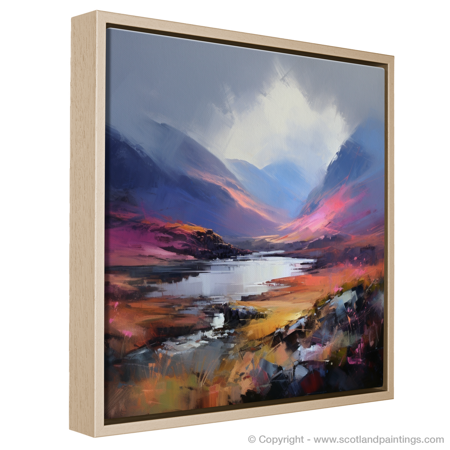 Highland Serenade: An Expressionist Ode to Glen Shiel