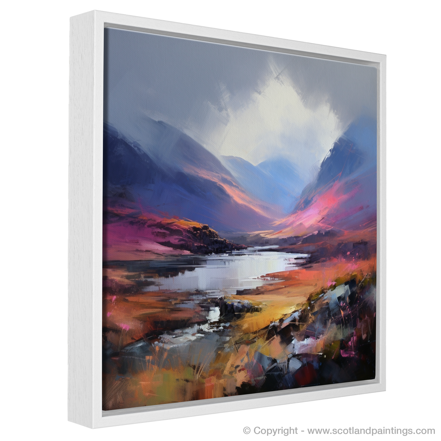 Highland Serenade: An Expressionist Ode to Glen Shiel