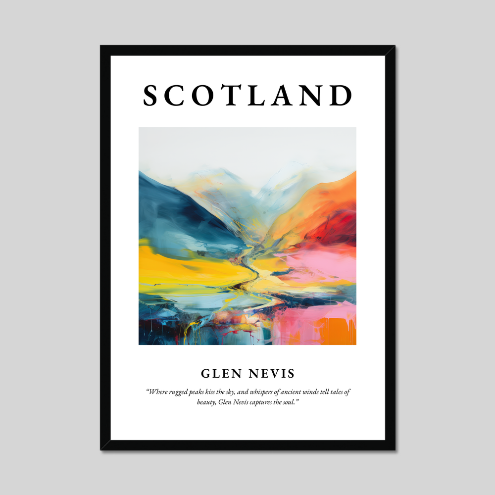 Poster of Glen Nevis, Scotland.