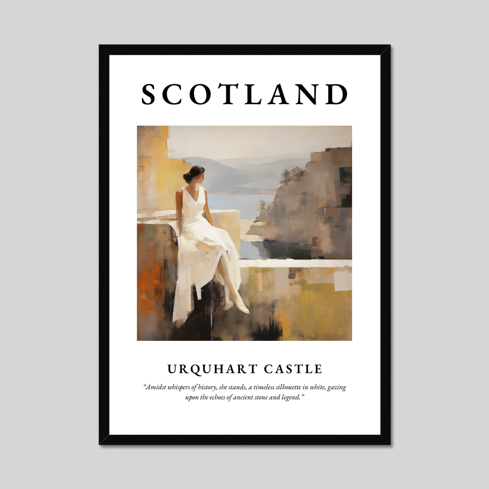 Poster of Urquhart Castle, Scotland.