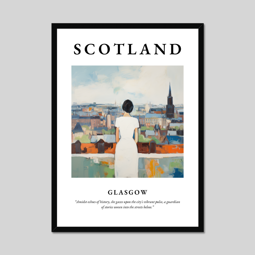 Poster of Glasgow, Scotland.