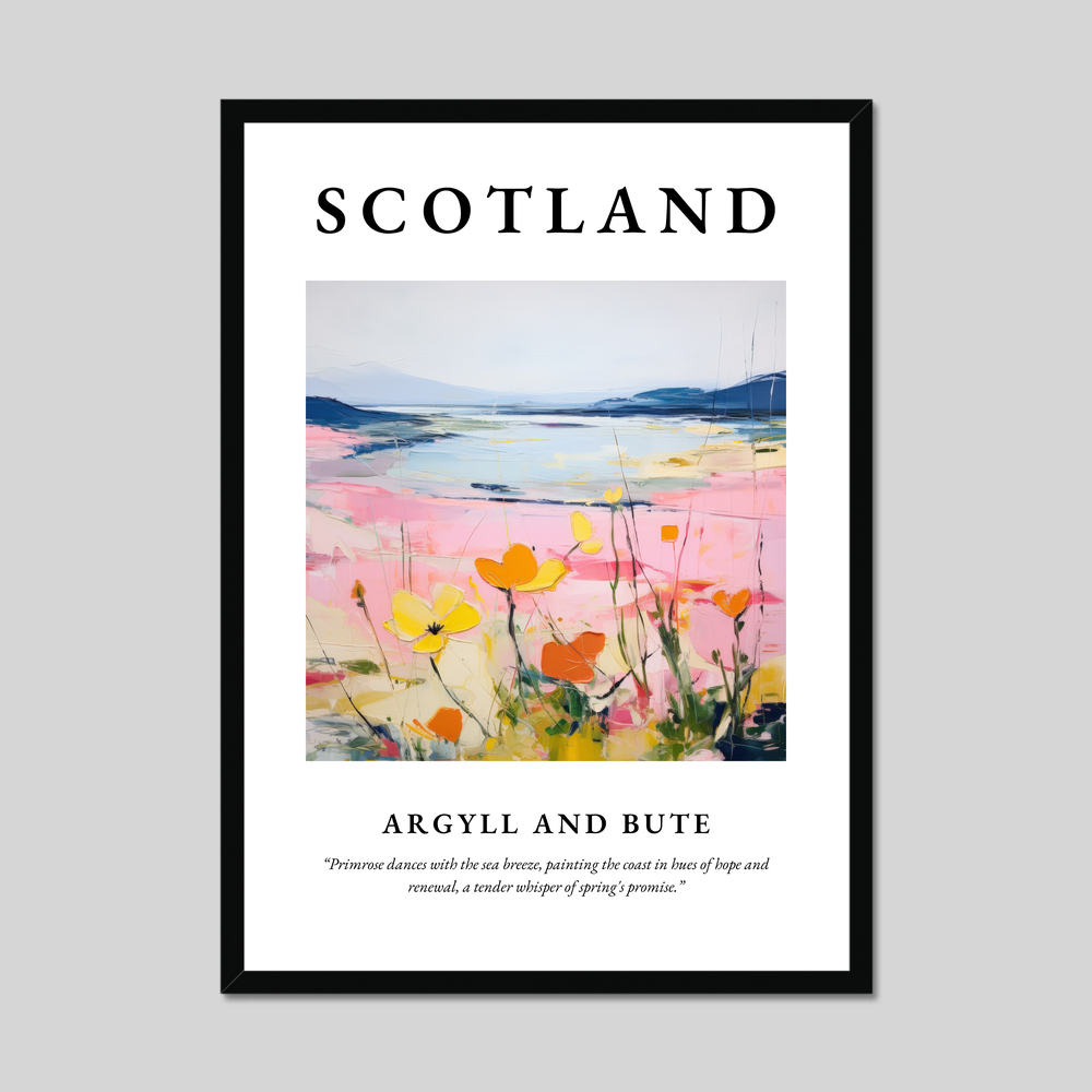 Poster of Argyll and Bute, Scotland.