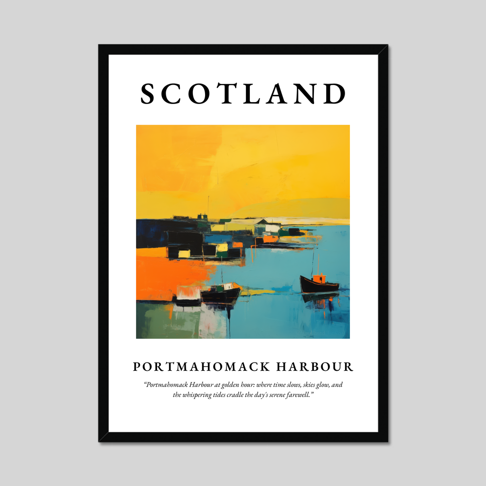 Poster of Portmahomack Harbour, Scotland.