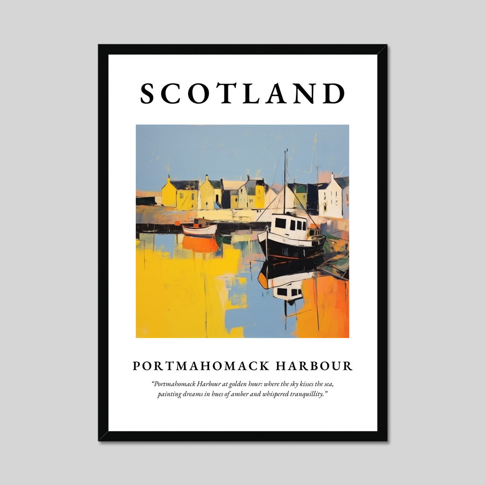 Poster of Portmahomack Harbour, Scotland.