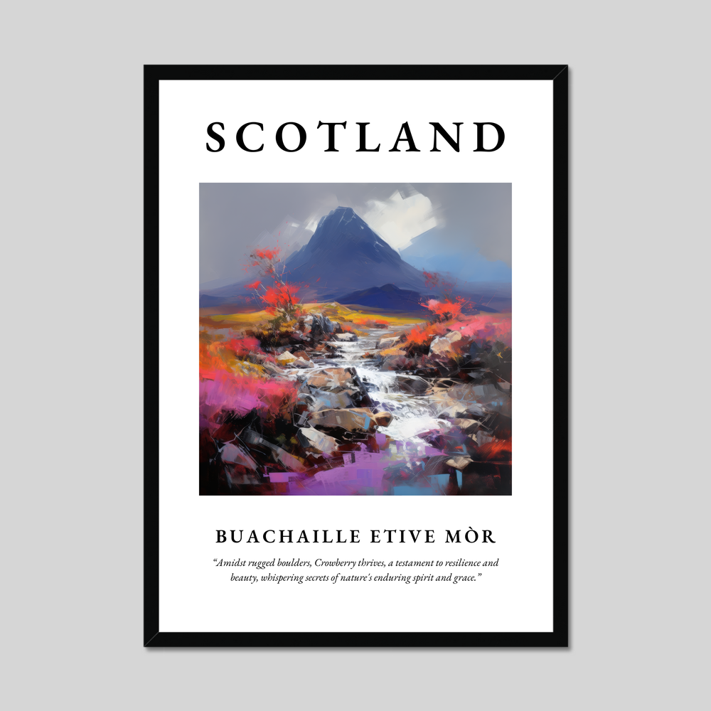 Poster of Buachaille Etive Mòr, Scotland.