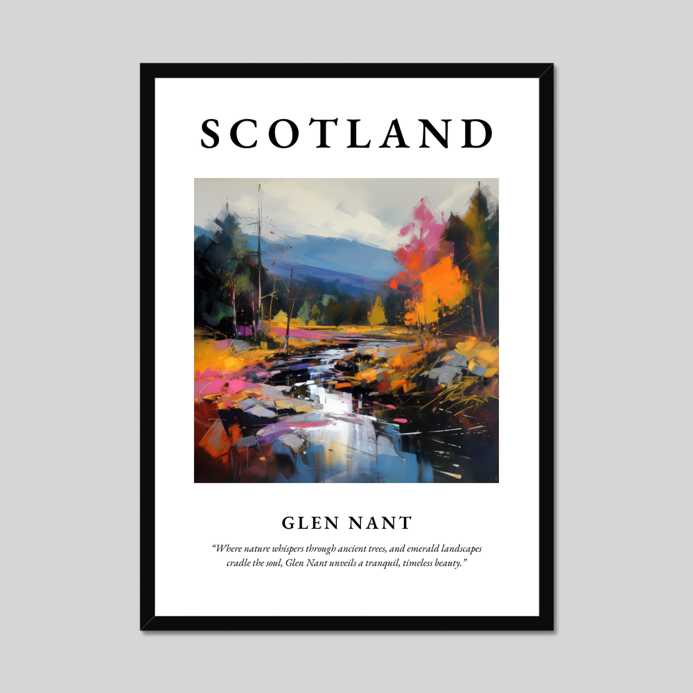 Poster of Glen Nant, Scotland.