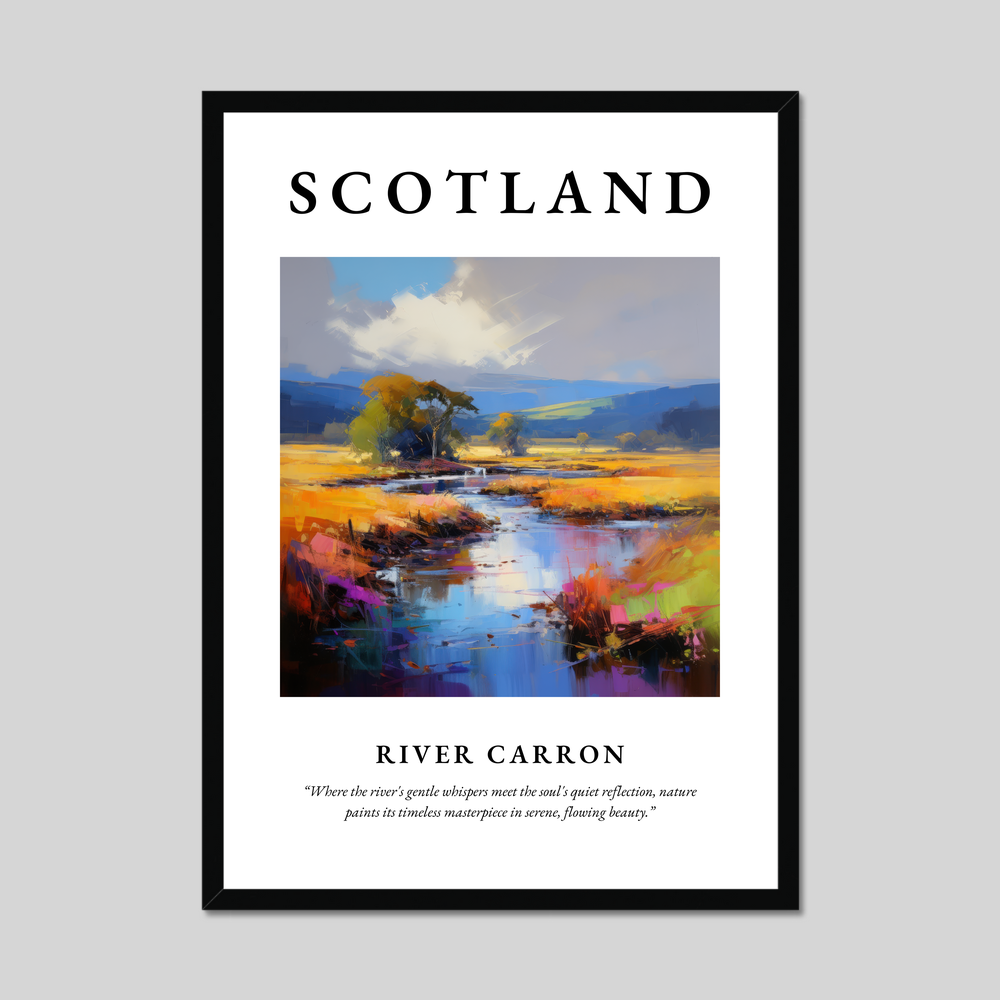 Poster of River Carron, Scotland.