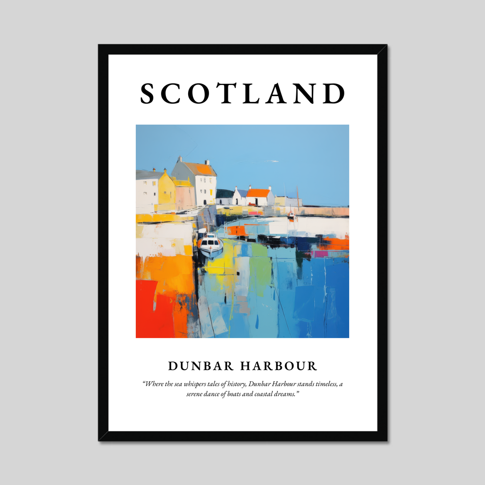 Poster of Dunbar Harbour, Scotland.