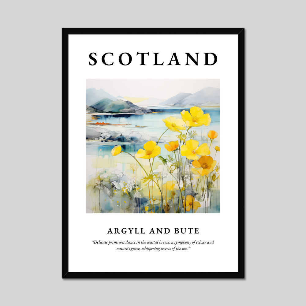 Poster of Argyll and Bute, Scotland.