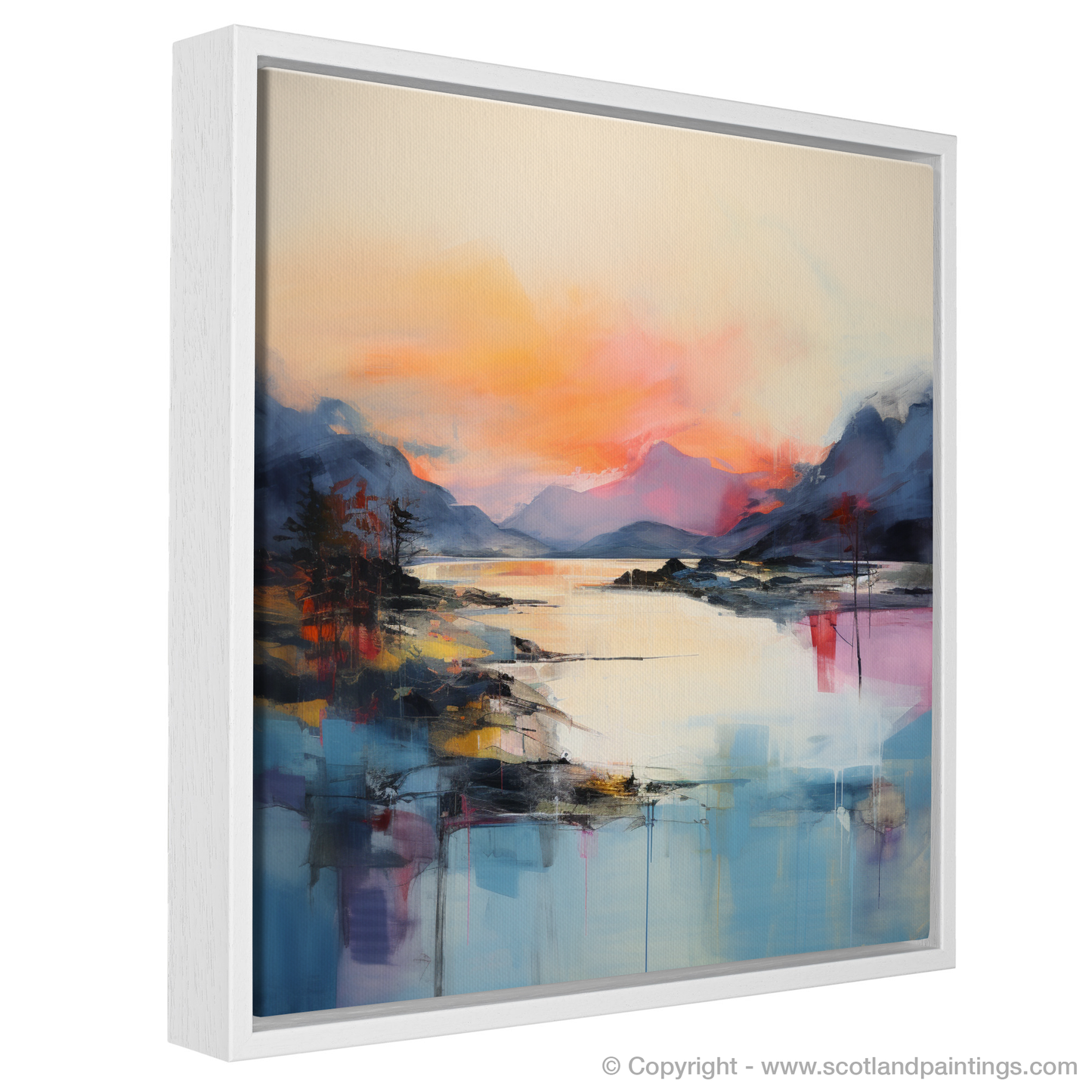 Dusk at Shieldaig Bay: An Abstract Ode to Scottish Coves