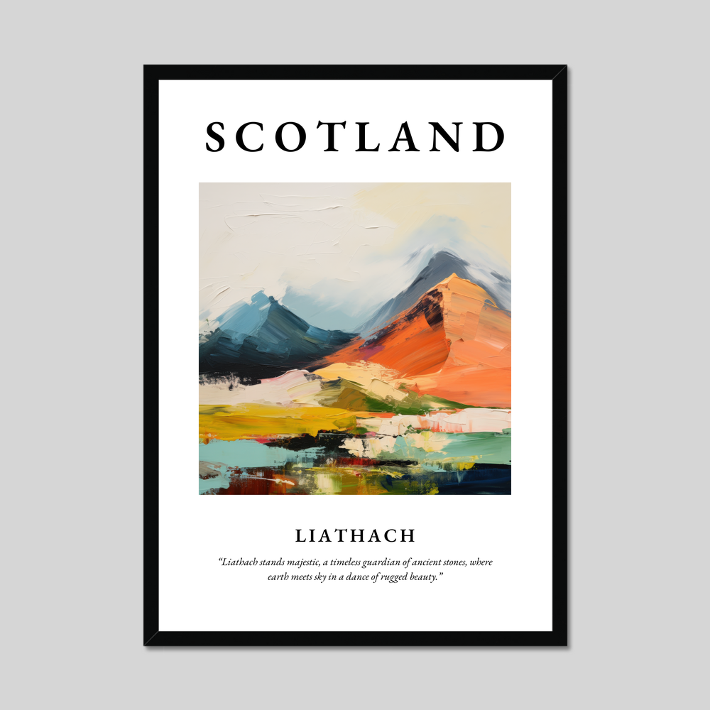 Poster of Liathach, Scotland.