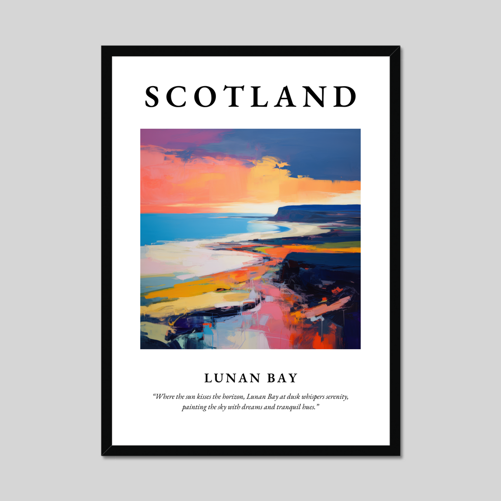 Poster of Lunan Bay, Scotland.