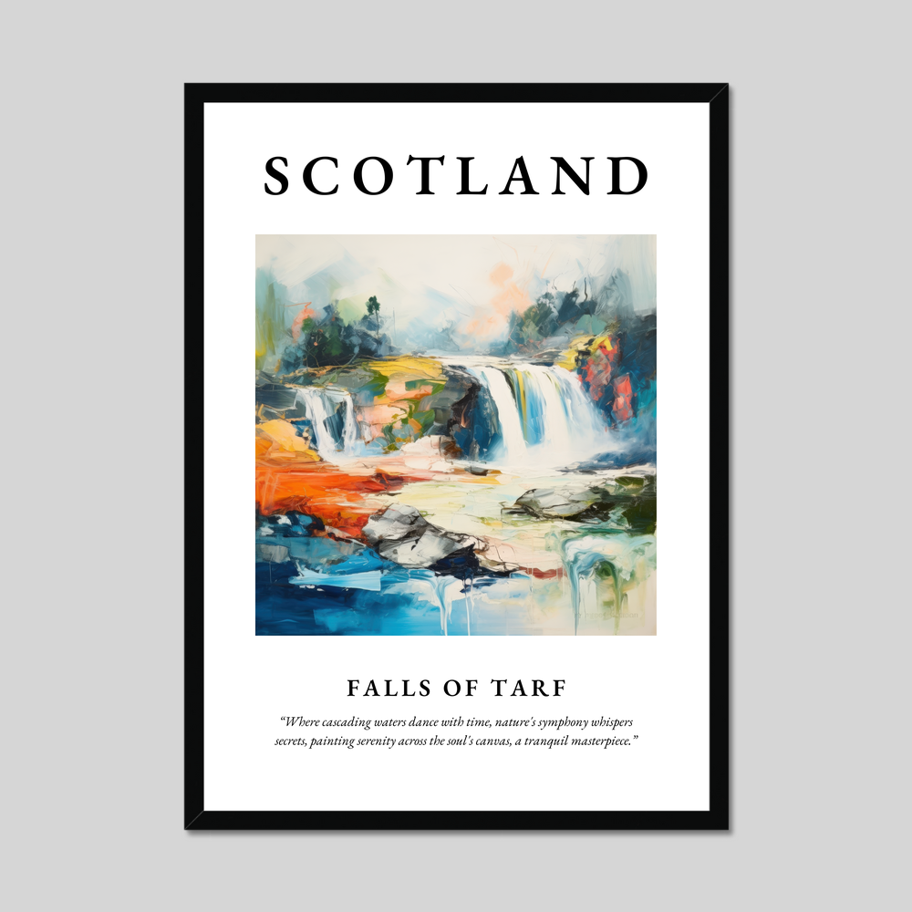 Poster of Falls of Tarf, Scotland.