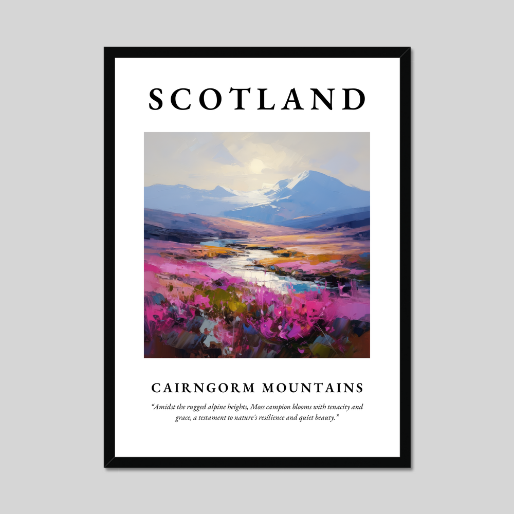 Poster of Cairngorm Mountains, Scotland.