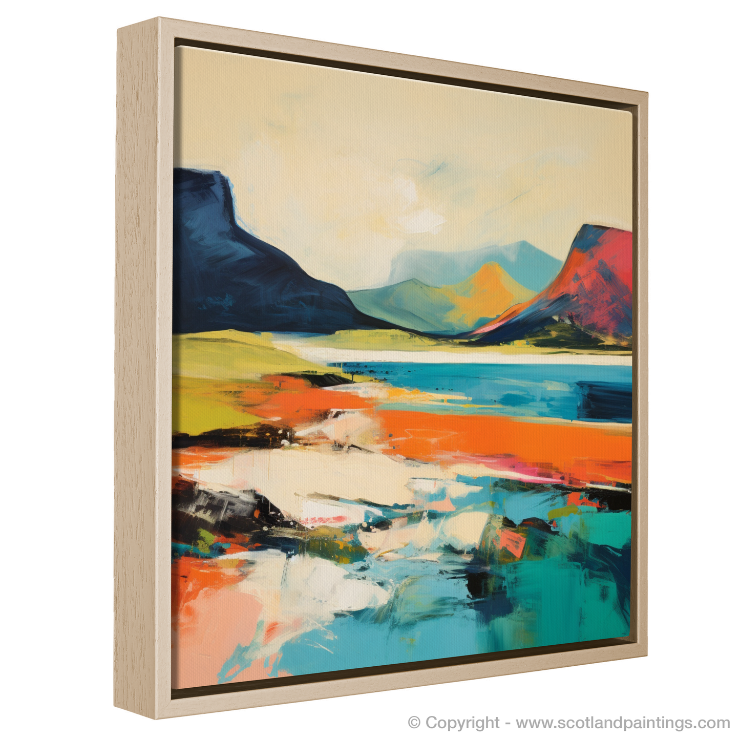 Coral Beach Dreamscape: An Abstract Ode to Skye's Coastline