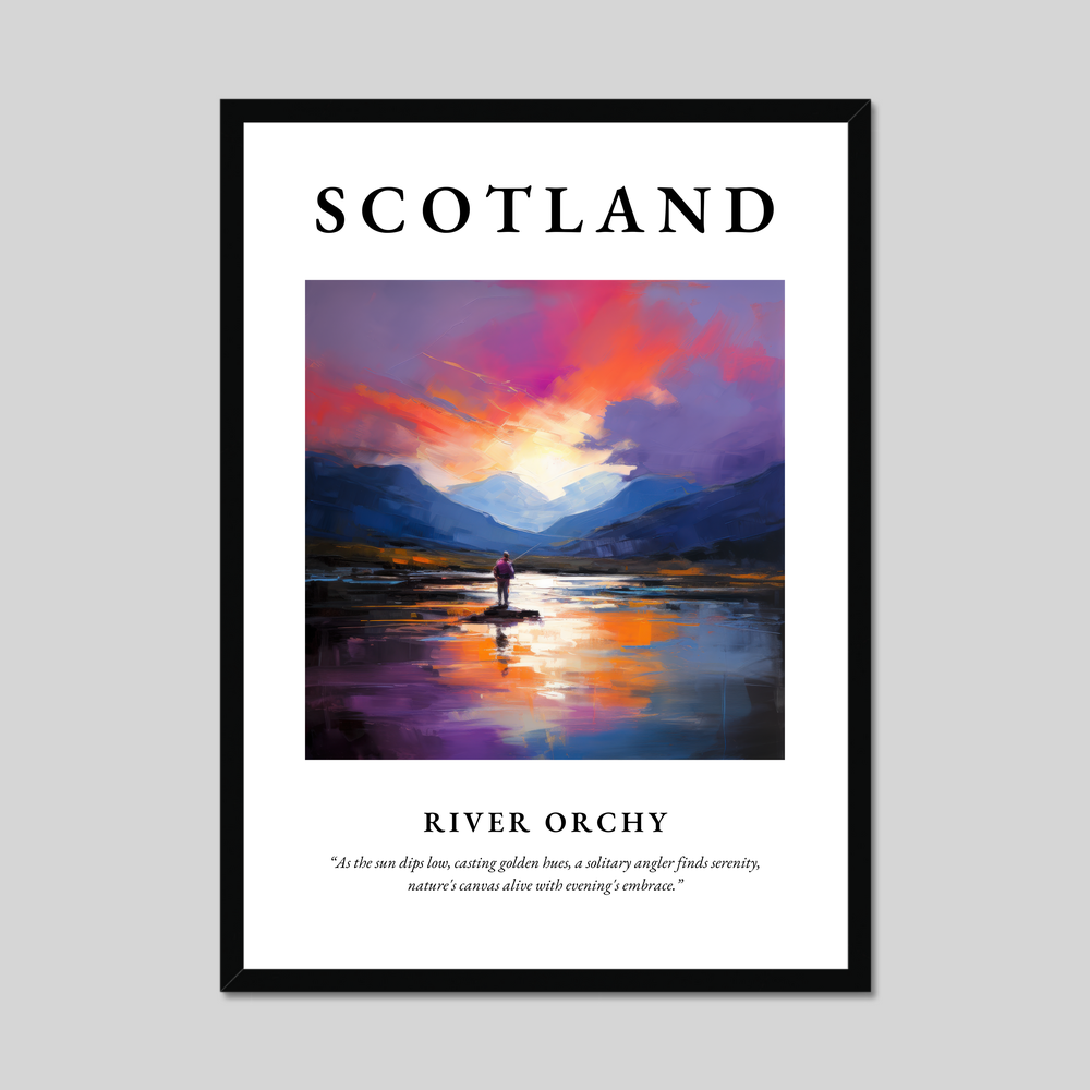 Poster of River Orchy, Scotland.