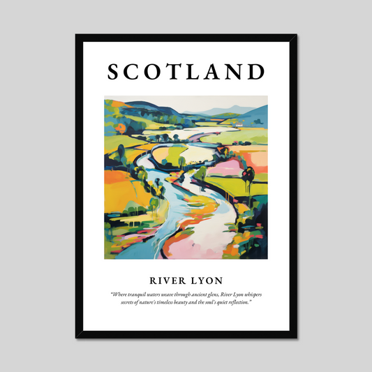 Poster of River Lyon, Scotland.