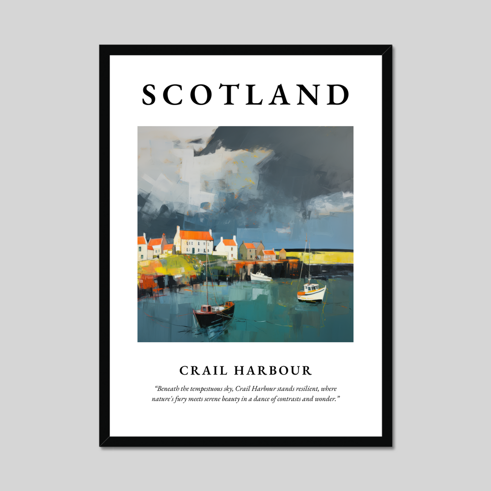 Poster of Crail Harbour, Scotland.