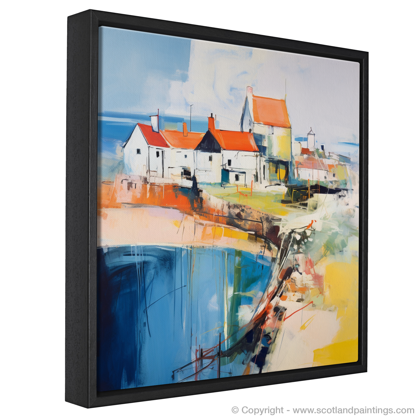 Crail Essence: An Abstract Ode to Scottish Village Charm