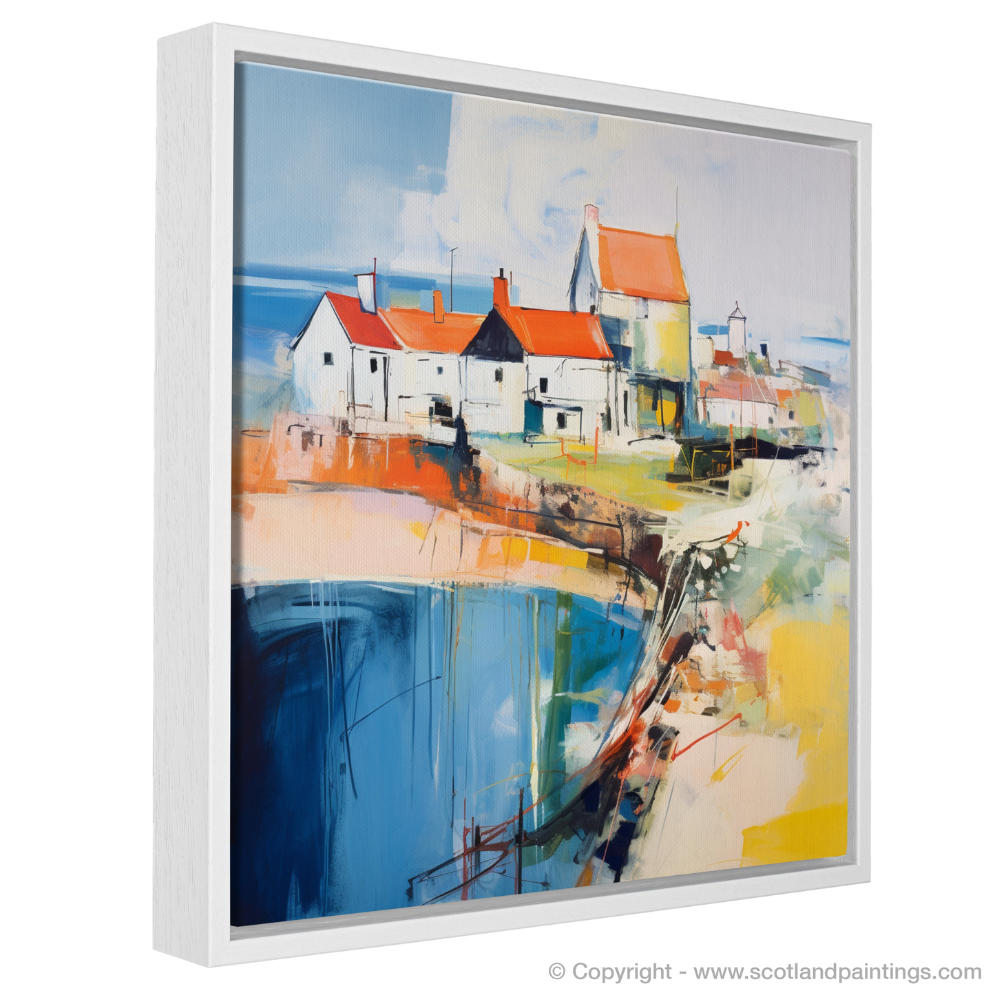 Crail Essence: An Abstract Ode to Scottish Village Charm