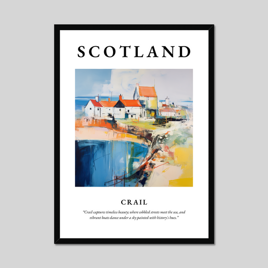 Poster of Crail, Scotland.