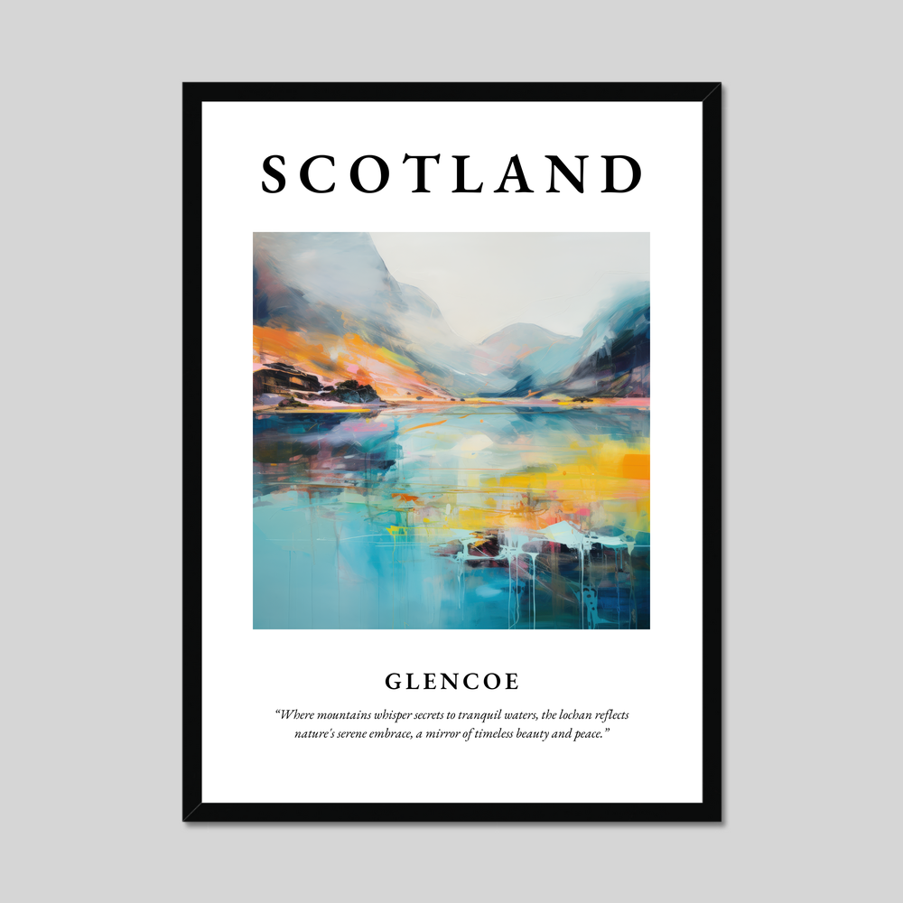 Poster of Glencoe, Scotland.