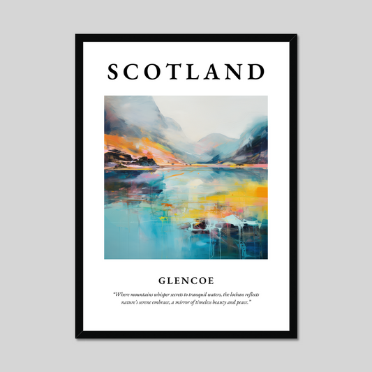 Poster of Glencoe, Scotland.