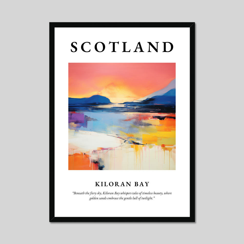 Poster of Kiloran Bay, Scotland.