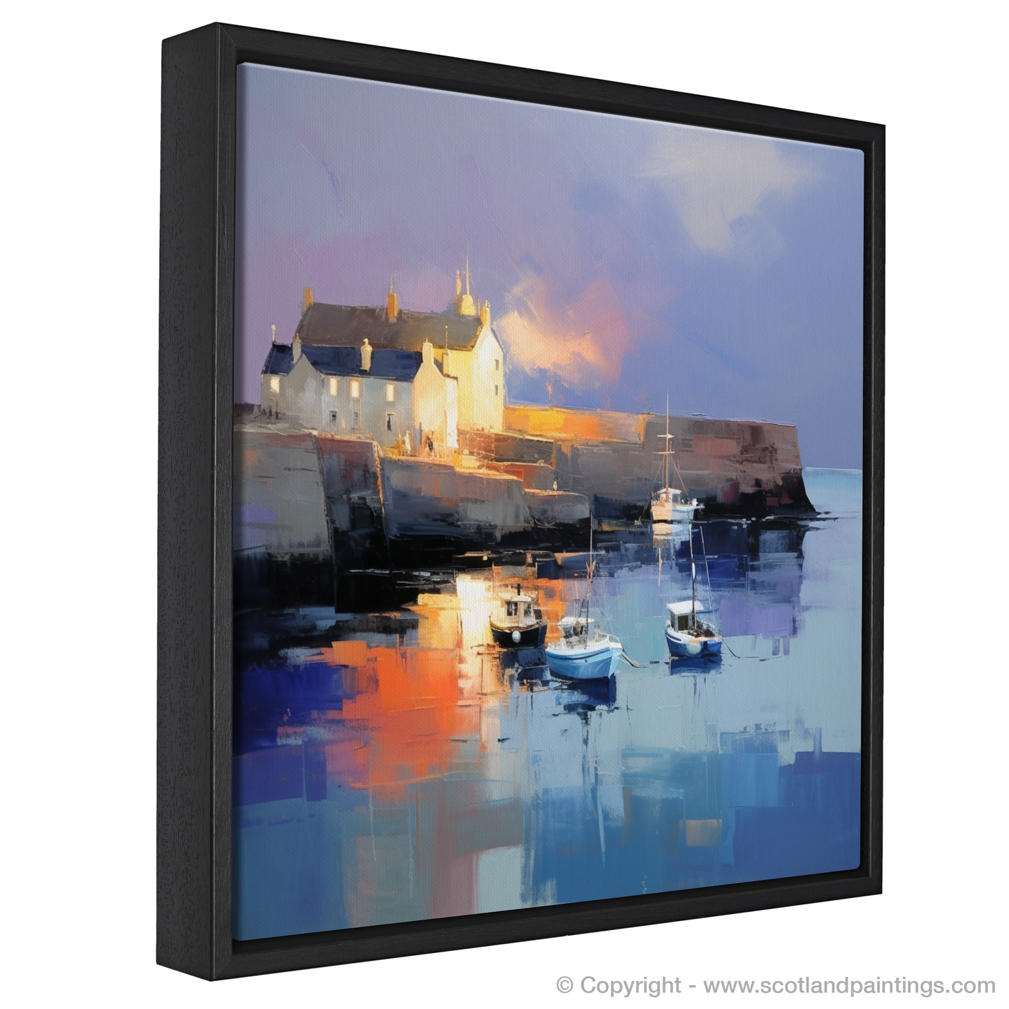 Dusk Embrace at Crail Harbour