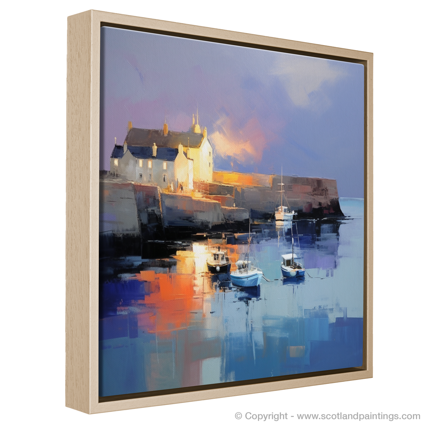 Dusk Embrace at Crail Harbour