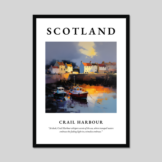 Poster of Crail Harbour, Scotland.