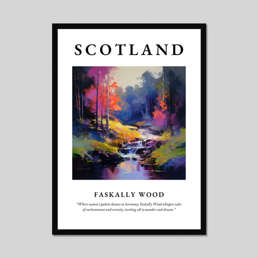 Poster of Faskally Wood, Scotland.