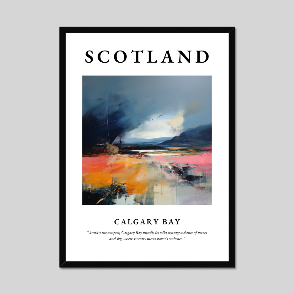 Poster of Calgary Bay, Scotland.