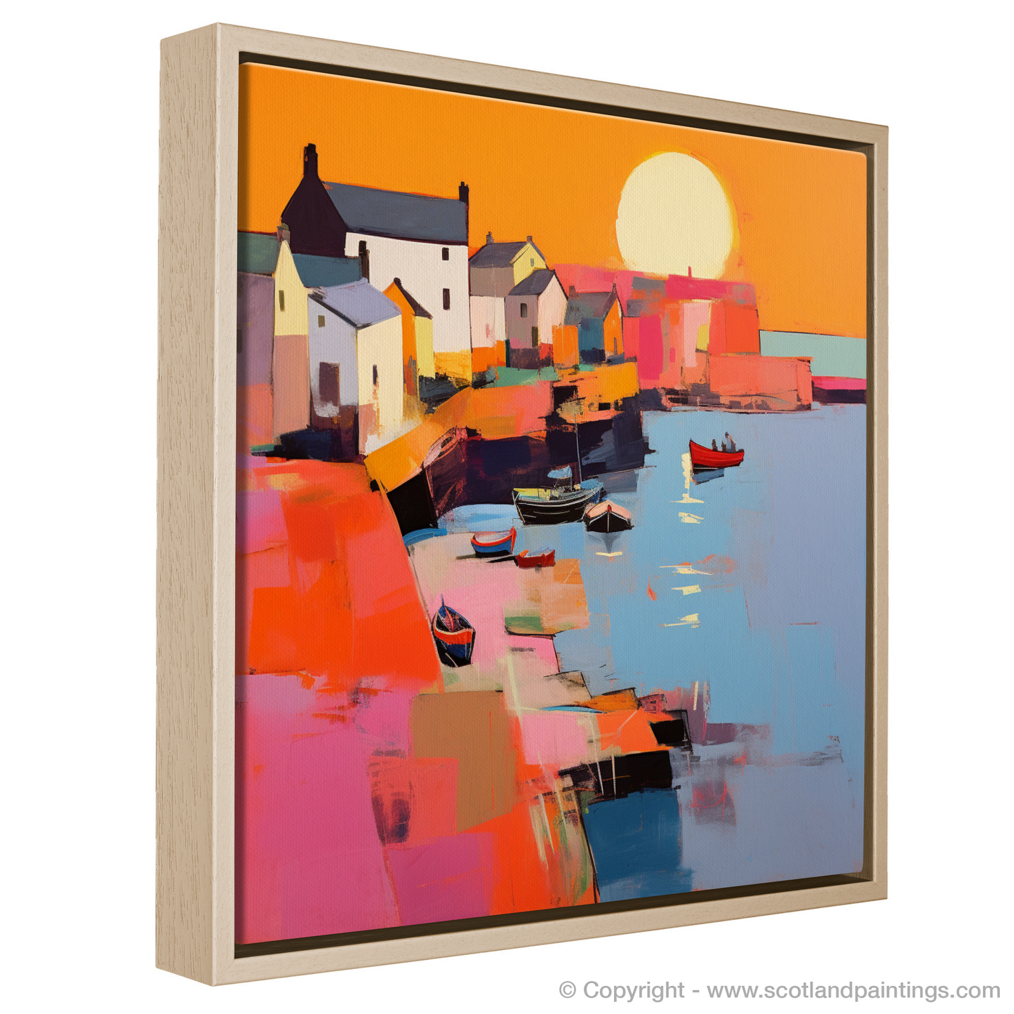 Crail Harbour Sunset Symphony