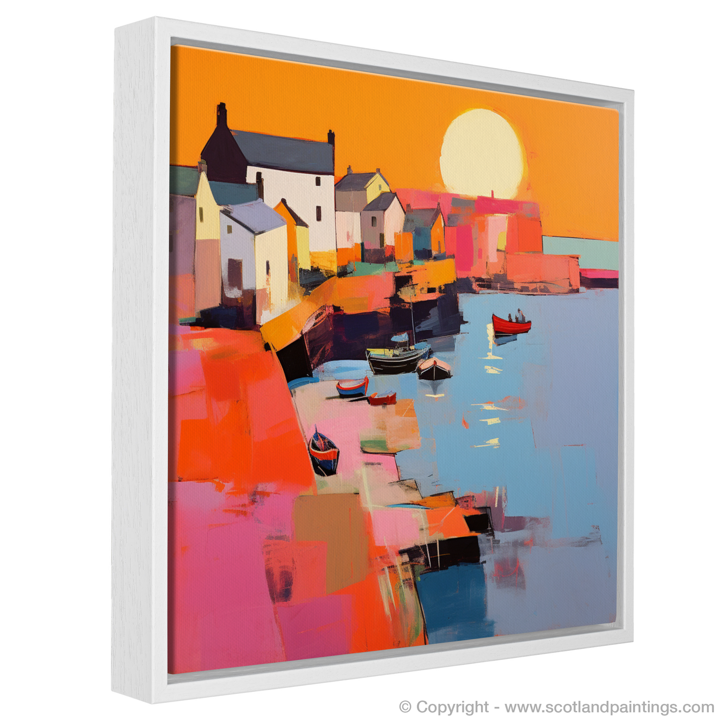 Crail Harbour Sunset Symphony