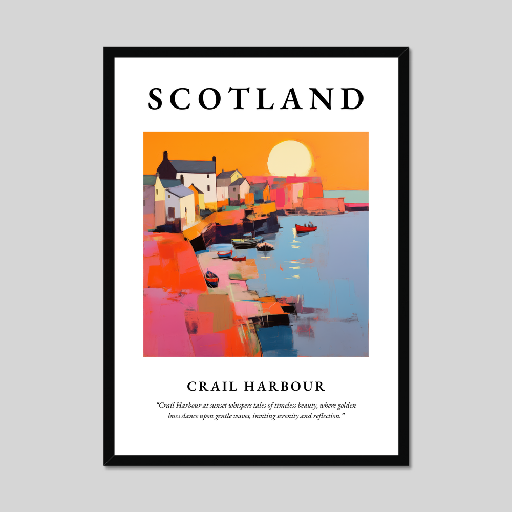 Poster of Crail Harbour, Scotland.