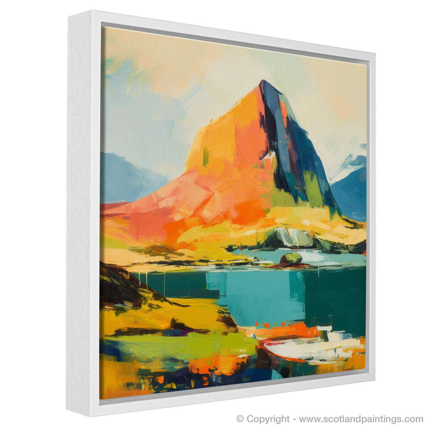 Abstract Essence of Suilven - A Scottish Mountain Rhapsody