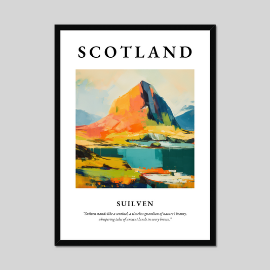 Poster of Suilven, Scotland.