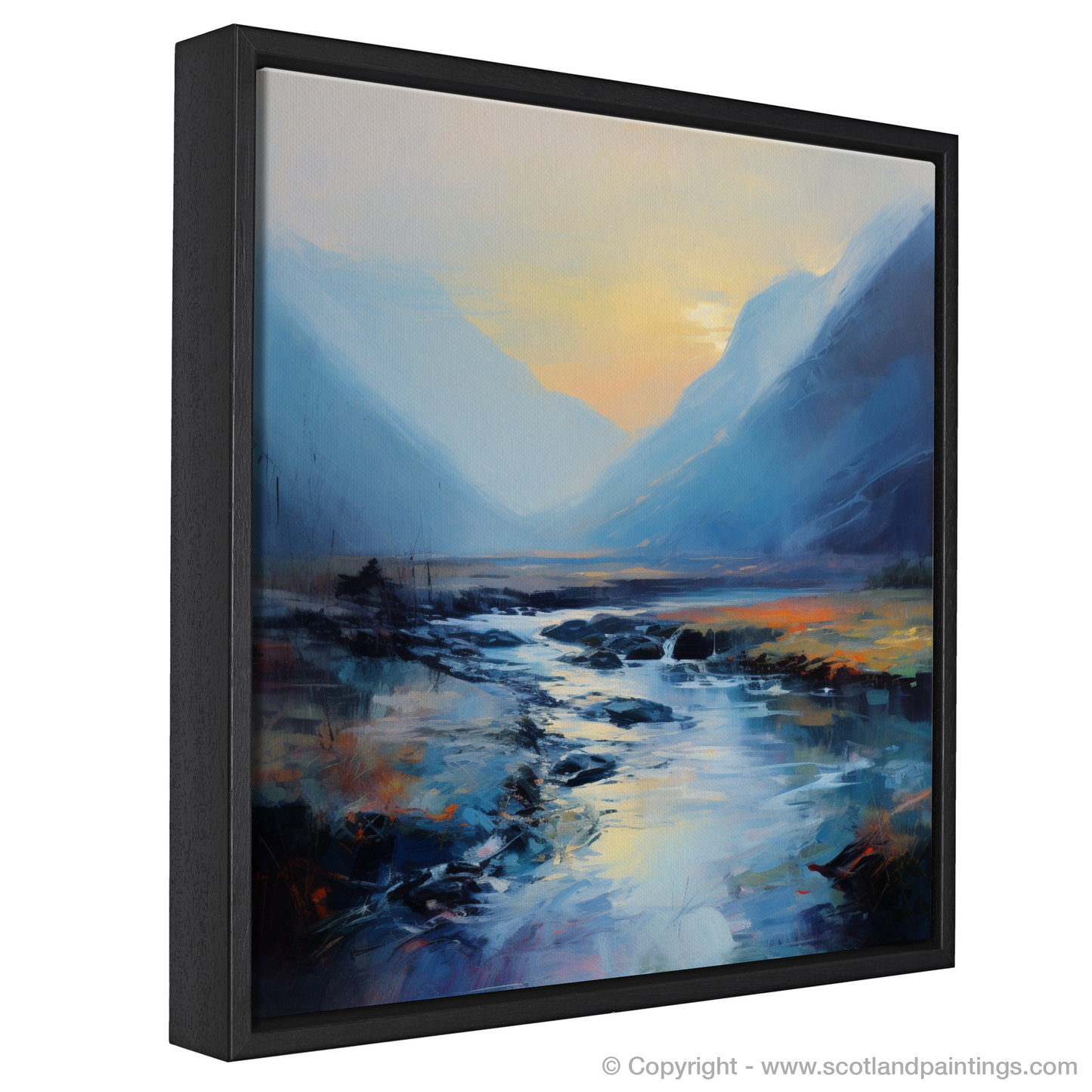 Awakening of Glencoe - An Abstract Dawn