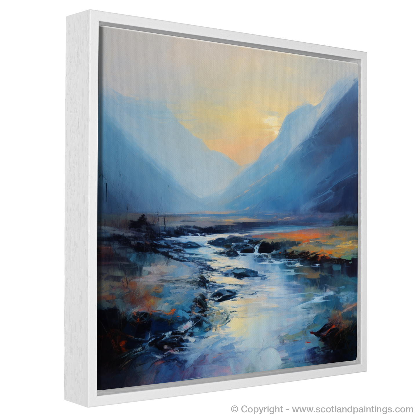 Awakening of Glencoe - An Abstract Dawn