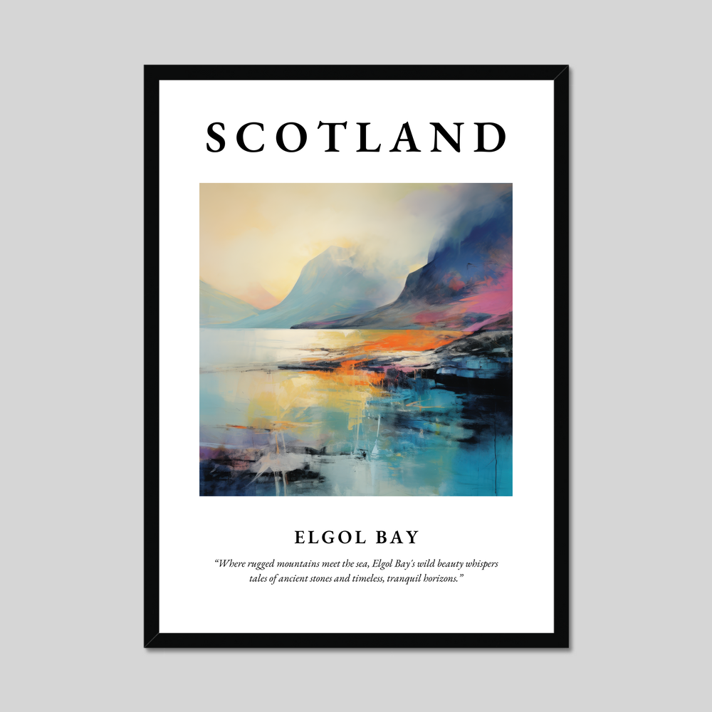 Poster of Elgol Bay, Scotland.