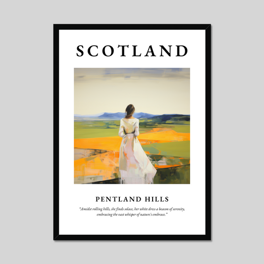 Poster of Pentland Hills, Scotland.