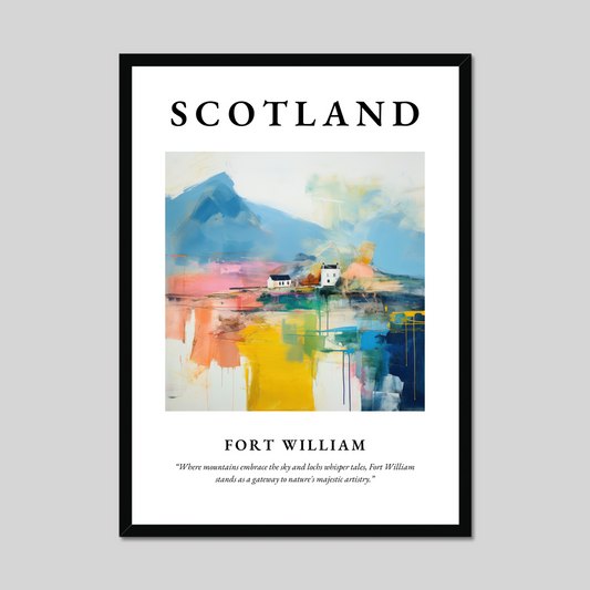 Poster of Fort William, Scotland.