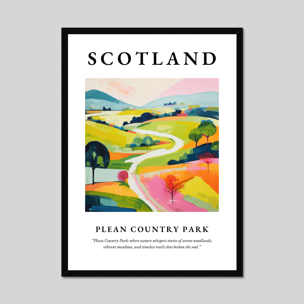 Poster of Plean Country Park, Scotland.