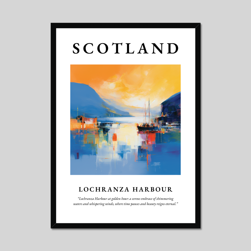 Poster of Lochranza Harbour, Scotland.