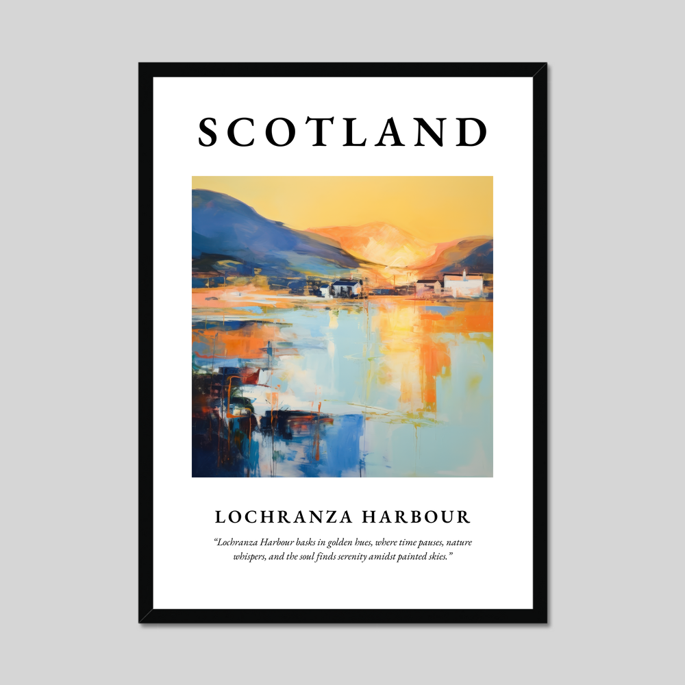 Poster of Lochranza Harbour, Scotland.