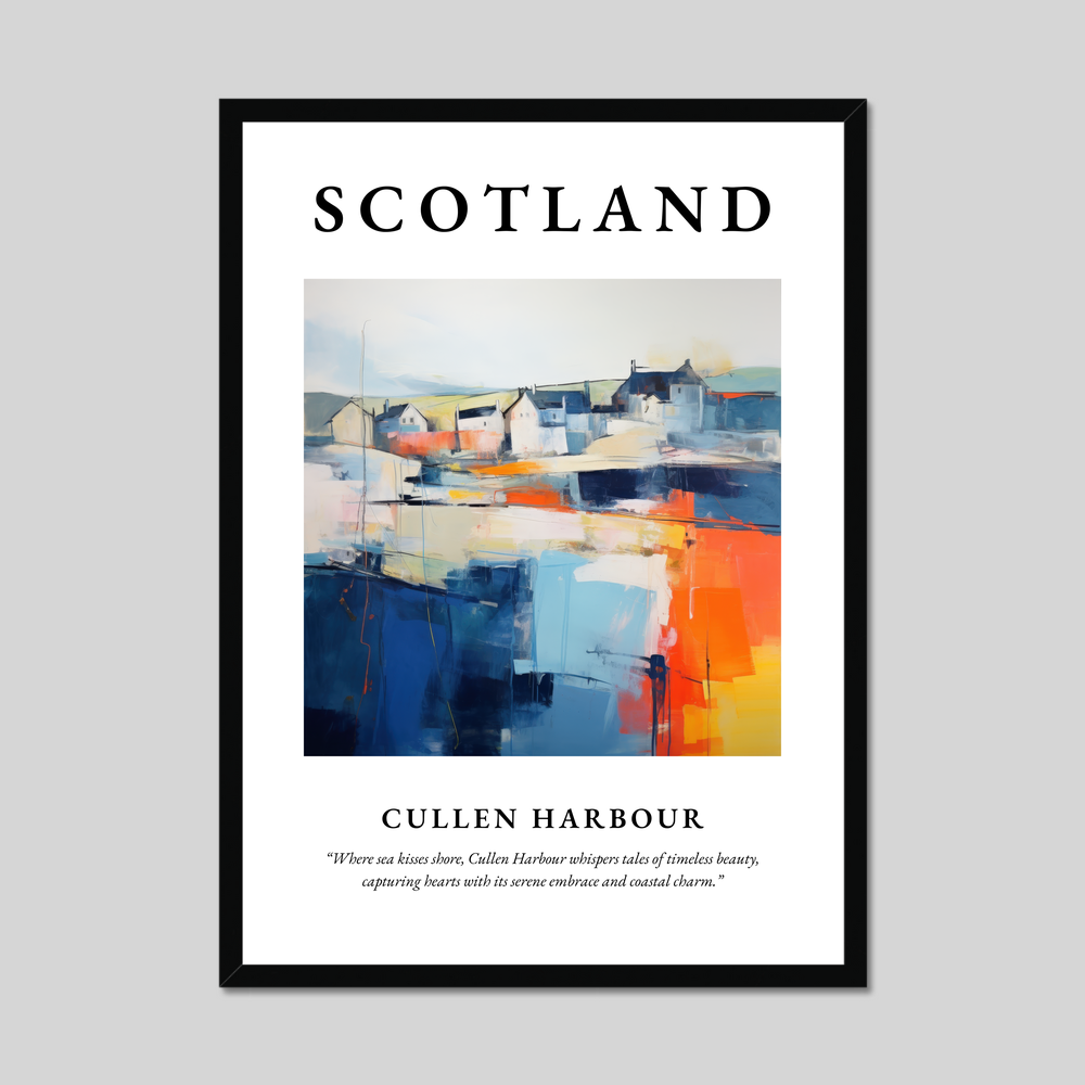 Poster of Cullen Harbour, Scotland.