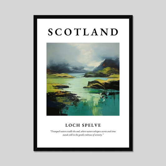 Poster of Loch Spelve, Scotland.